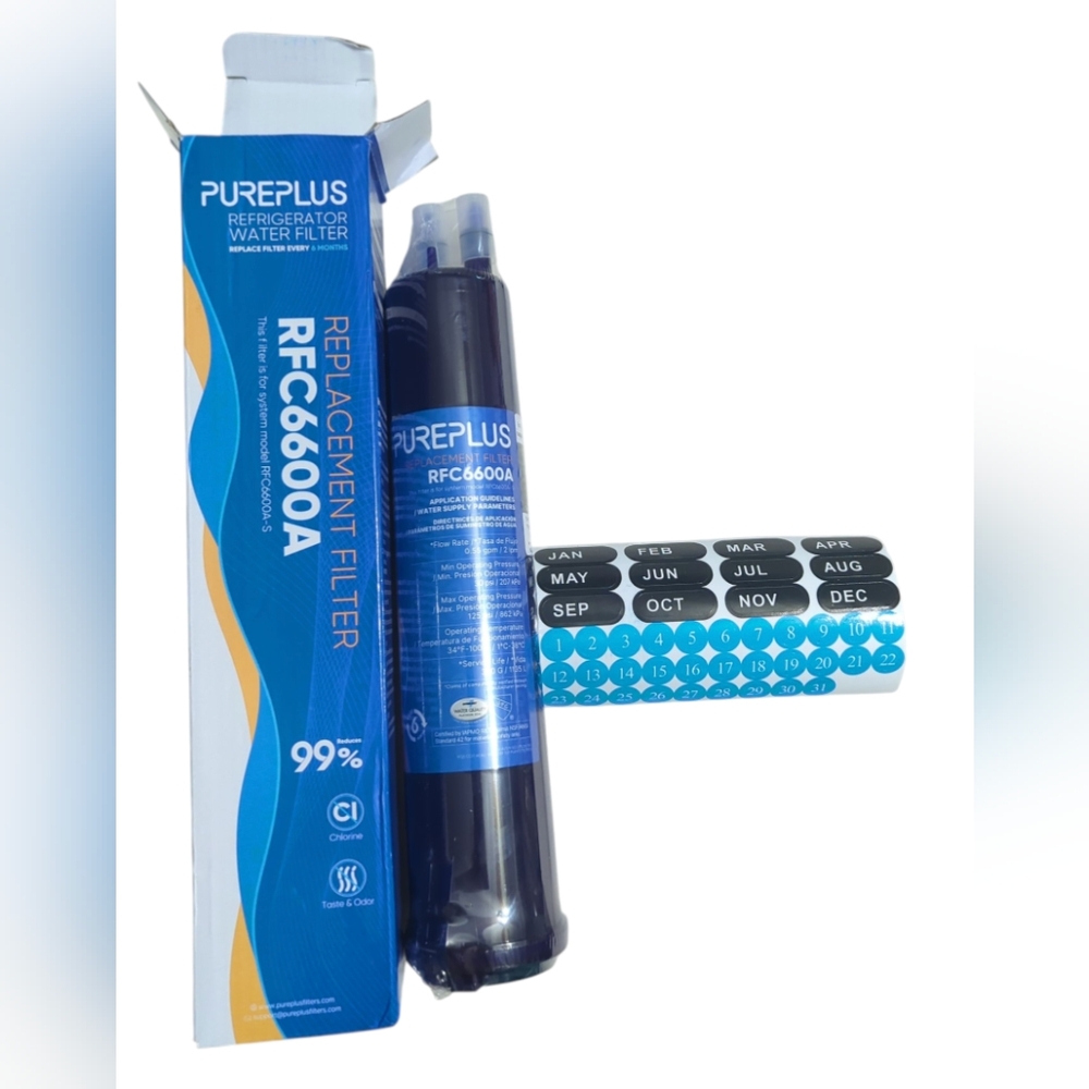 PUREPLUS Refrigerator Water Filter RFC6600A Brand New.
